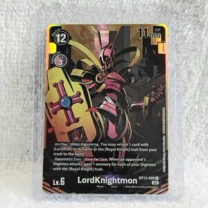 3/$25 Mint LordKnightmon Digimon Holo Card BT13-090 R by Bandai!!